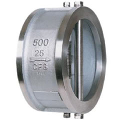 H76X/H對(duì)夾式雙蝶板止回閥